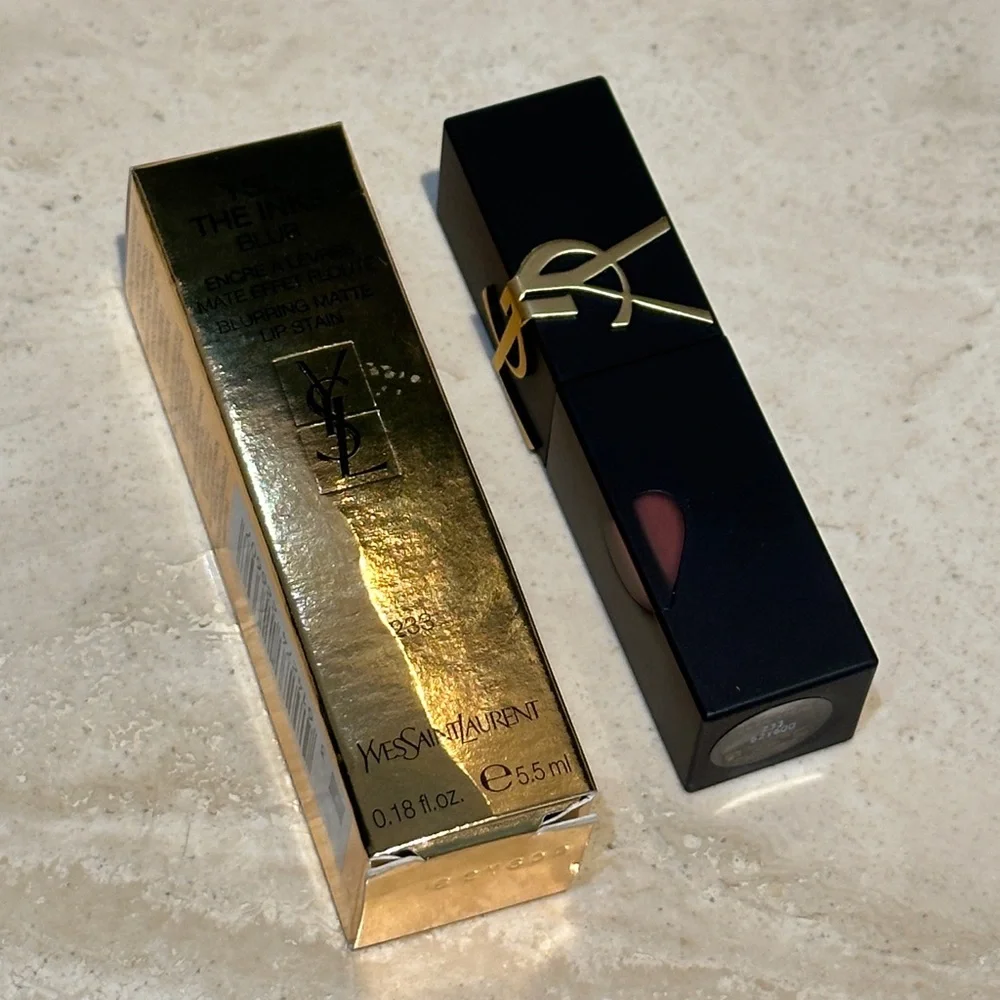Yves Saint Laurent The Inks Blurring Matte Liquid Lip - 233 Brown Elevation
